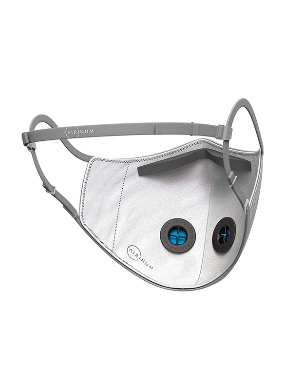Airinum Classic Urban Air Filter 2.0 Face Mask, Quartz Grey, Large
