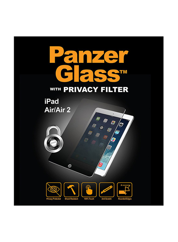 

PanzerGlass Apple iPad Air/iPad Air 2/iPad Pro Privacy 9.7 Tablet Screen Protector, Clear