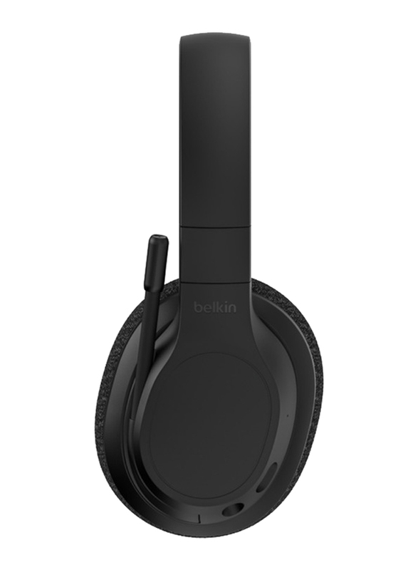 Belkin SoundForm Adapt Wireless Over-Ear Noise Cancelling Headset, Black