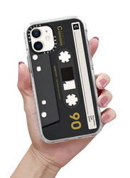 Casetify Apple iPhone 12 Mini Cassette Collection Impact Protection Anti-Microbial Slim & Lightweight Shock Absorbing Mobile Phone Case Cover, Mixtape Black