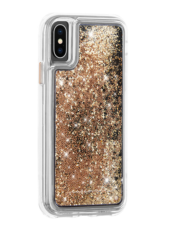

Case-Mate Apple iPhone XS/X Waterfall Mobile Phone Case Cover, Gold