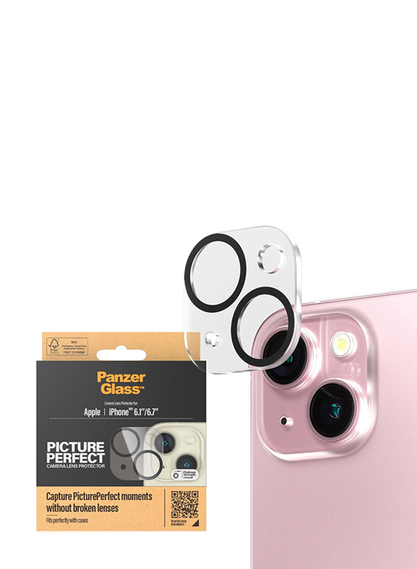 Panzerglass Apple iPhone 15 Plus (2023) Picture Perfect Camera Lens Protector, Clear