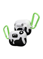 Case-Mate CreaturePods Case for Apple AirPods Pro, Ozzy Dramatic, White/Black