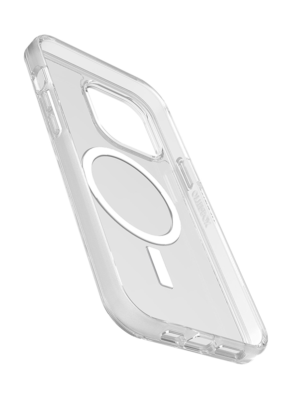 Otterbox Apple iPhone 14 Pro Max Symmetry Plus AntiBacterial & Drop Protection MagSafe Mobile Phone Case Cover, Clear