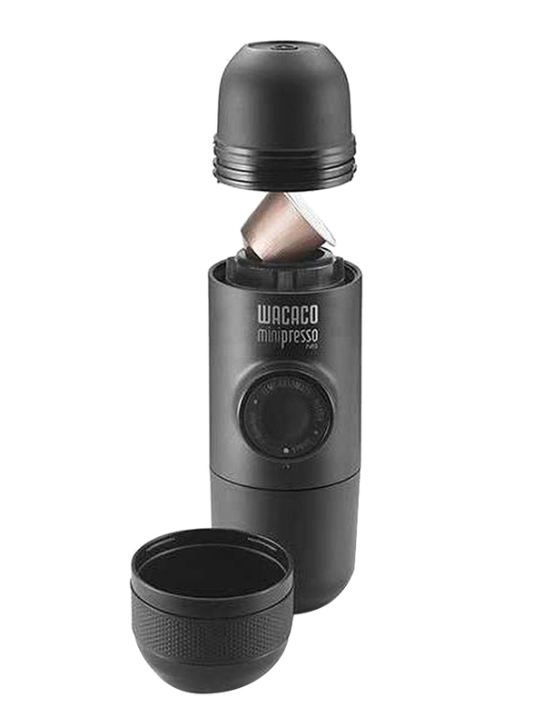 Wacaco Minipresso Hand Powered Espresso Coffee Machine for Nespresso Capsule, WC-MINIP-NS, Black