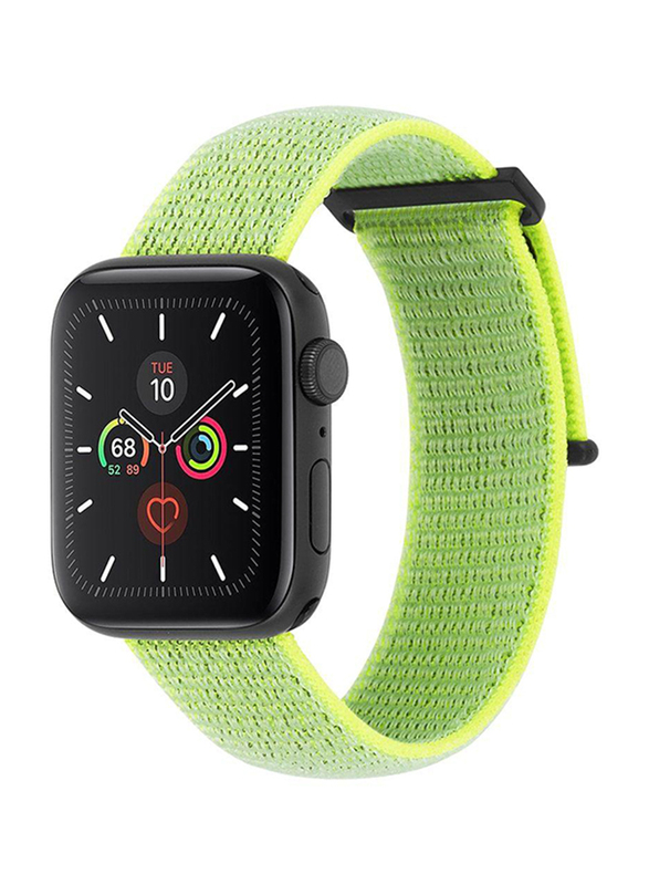 Case-Mate Nylon Band for Apple Watch 42mm/44mm, Reflective Neon Green