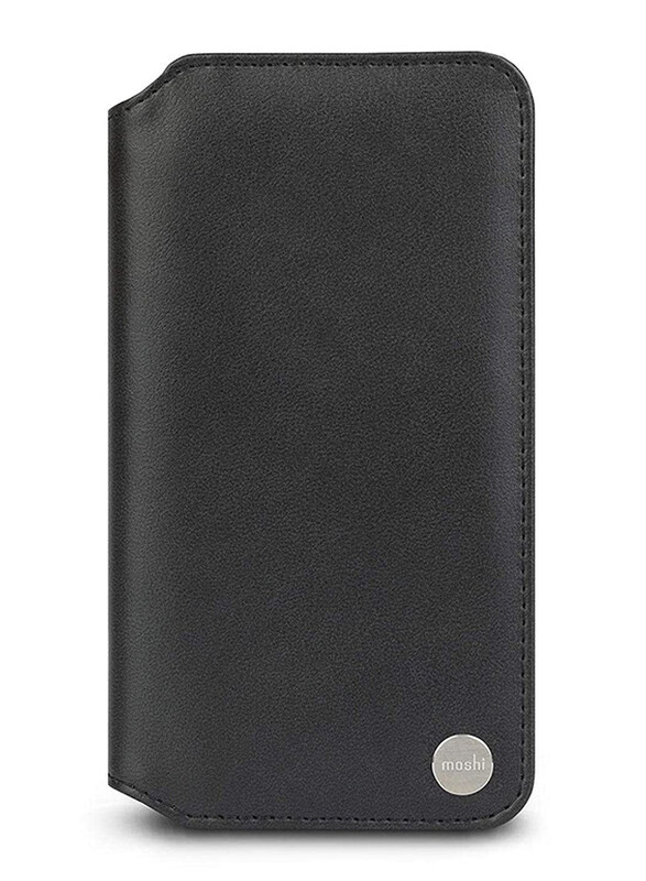 

Moshi Apple iPhone XR Overture Premium Mobile Phone Flip Cover, Black