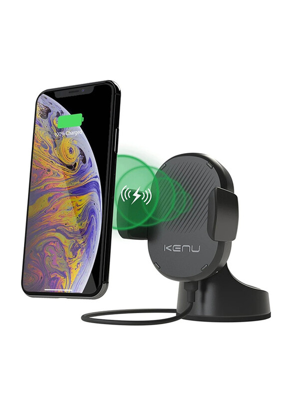 

Kenu Airbase Wireless Charging Suction Mount, Black