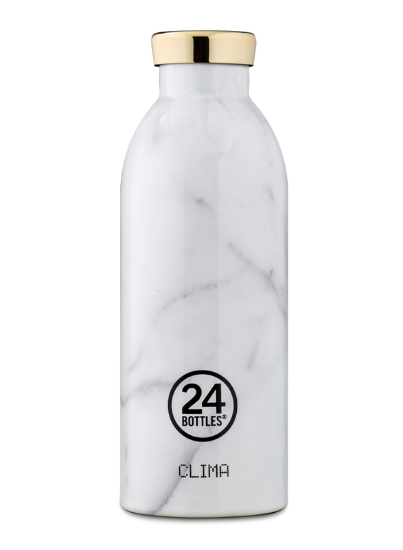 24Bottles 500ml Clima Double Walled Insulated Stainless Steel Water Bottle, Carrara