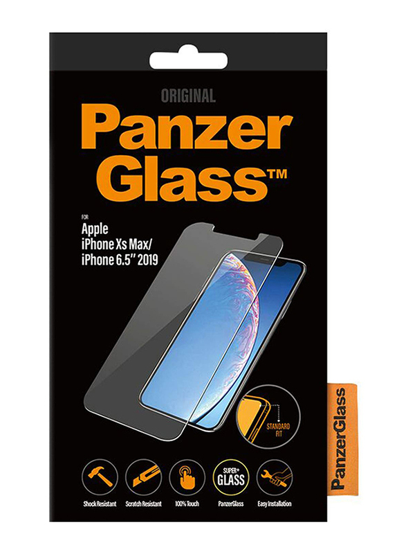 PanzerGlass Apple iPhone 11 Pro Max Standard Fit Mobile Phone Screen Protector, Clear