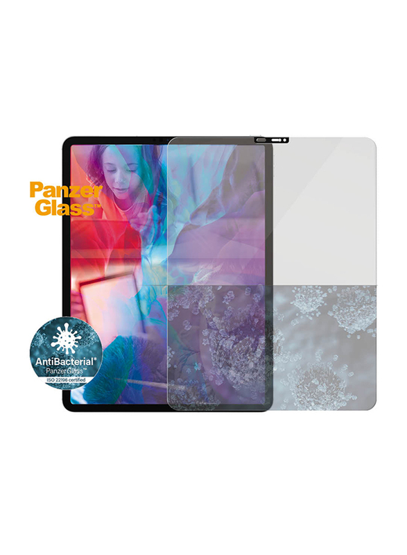 PanzerGlass Apple iPad Pro 12.9 2021/2020/2018 Edge-to-Edge Tablet Tempered Glass Screen Protector with Real Swarovski Crystal, Clear/Black Frame