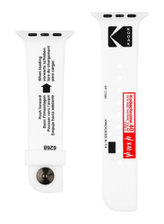 Case-Mate Kodak Band for Apple Watch 42mm/44mm, Kodachrome 40, White