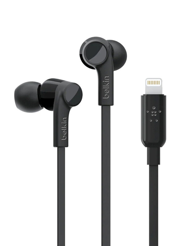 Belkin Soundform Lightning In-Ear Earphones, Black