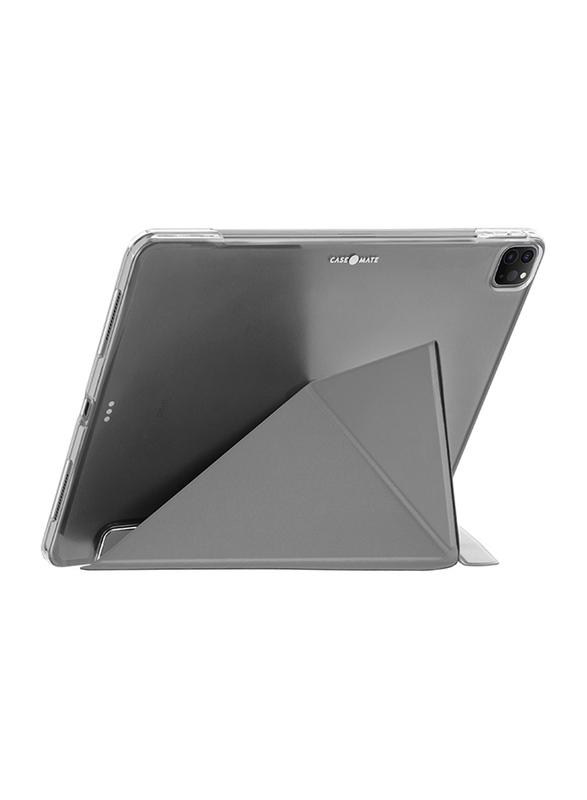 Case-Mate Apple iPad Pro (3rd Generation) 11-inch (2021) Multi-Stand Origami Folding Folio Case Cover, Grey