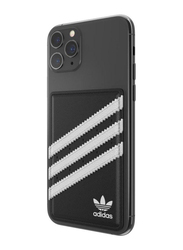 Adidas Originals Phone Pocket Universal Wallet Card Holder, Black/White