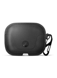 Twelve South Air Snap Leather Protective Case for Apple AirPods Pro, Black