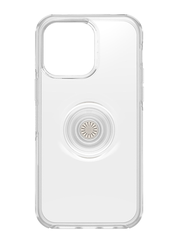 

Otterbox Apple iPhone 14 Pro Max Otter + Pop Symmetry Plus MagSafe Mobile Phone Case Cover, Clear