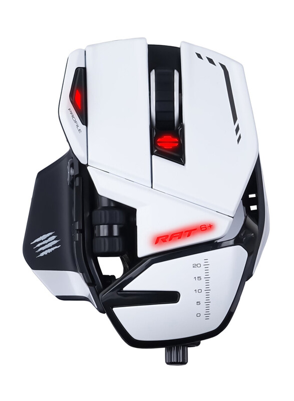 

Multiple Mad Catz R.A.T 6 Plus Optical Gaming Mouse, White