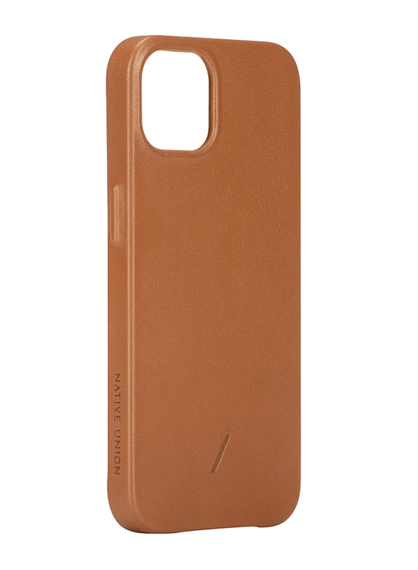 Native Union Apple iPhone 13 Pro Clic Classic Leather Magnetic Mobile Phone Case Cover, Tan