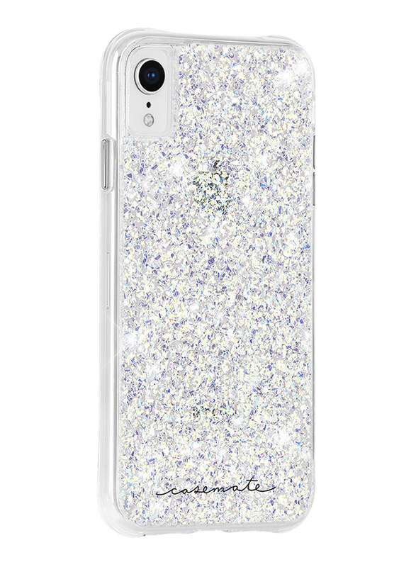 

Case-Mate Apple iPhone XR Mobile Phone Case Cover, Twinkle Stardust, Clear