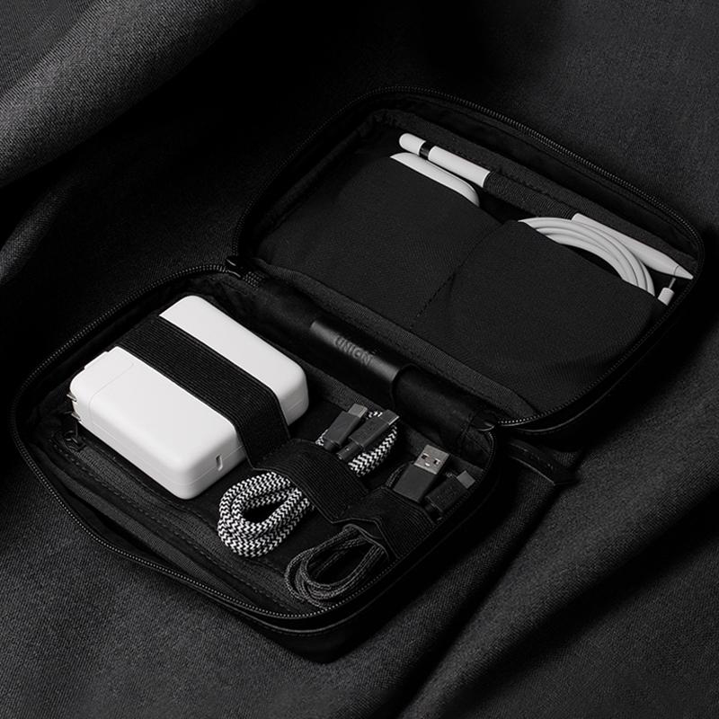 Native Union Stow Travel V2 Organizer, Slate Black