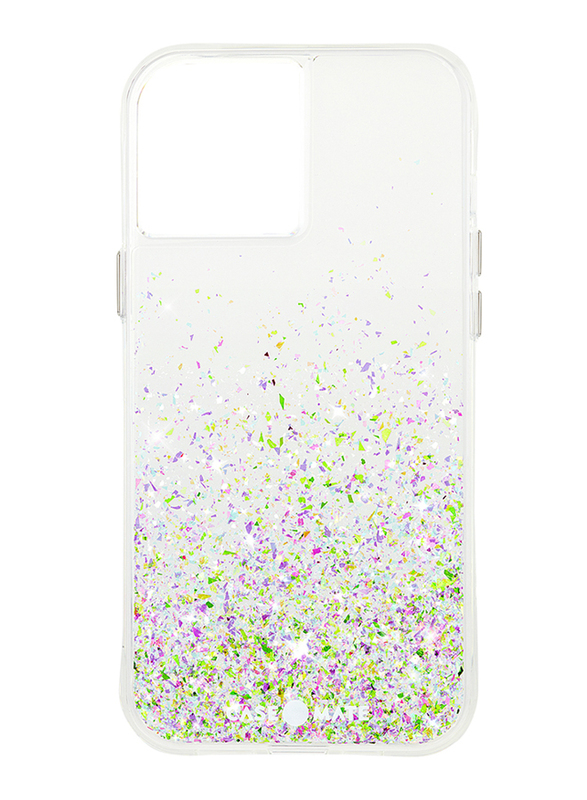 Case-Mate Apple iPhone 12 Mini Twinkle Ombre Mobile Phone Case Cover, Confetti Clear