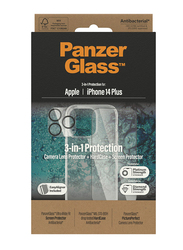 Panzerglass Apple iPhone 14 Plus 2022 Clear Case + Screen Protector with Set Wireless Charging, Clear