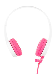 Onanoff Buddyphones Studybuddy On-Ear Headphones with Mic, Pink