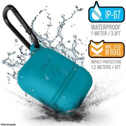 Catalyst Silicone Case for Apple Airpods, Glacier Blue