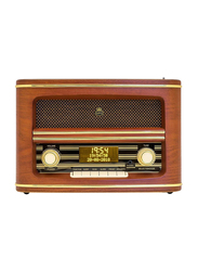 GPO Retro Winchester Digital Radio (DAB/FM) + LCD Speaker, Brown