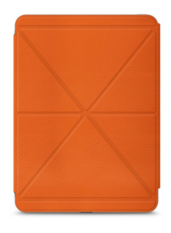 Moshi Apple iPad Pro 11-inch (2nd/1st Gen) VersaCover Leather 360 Protection & Shock Absorbing Magnetic Folding Folio Tablet Flip Case Cover, Orange