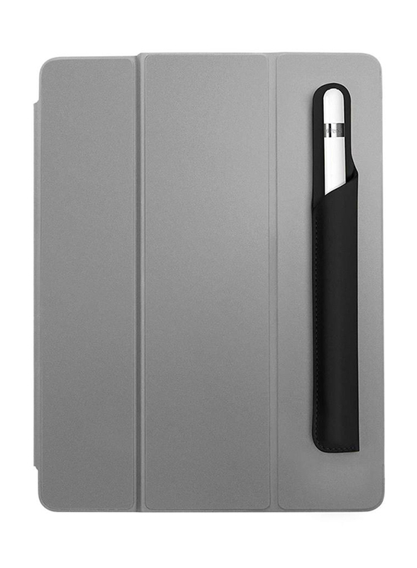 Twelve South Apple Pencil Snap Magnetic Leather Case, Black