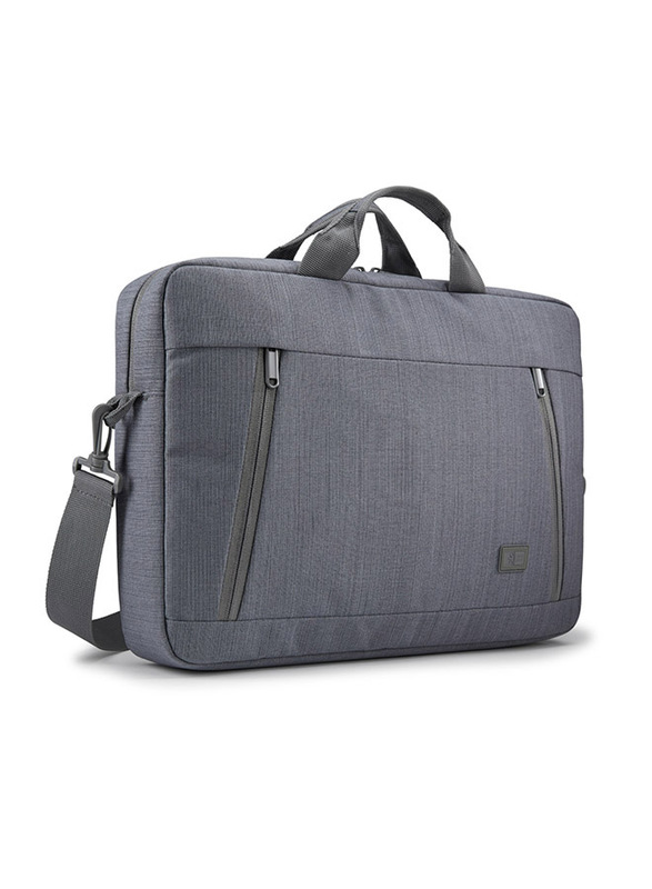 Case Logic Huxton Attache 13-inch Messenger Laptop Bag, Graphite Grey