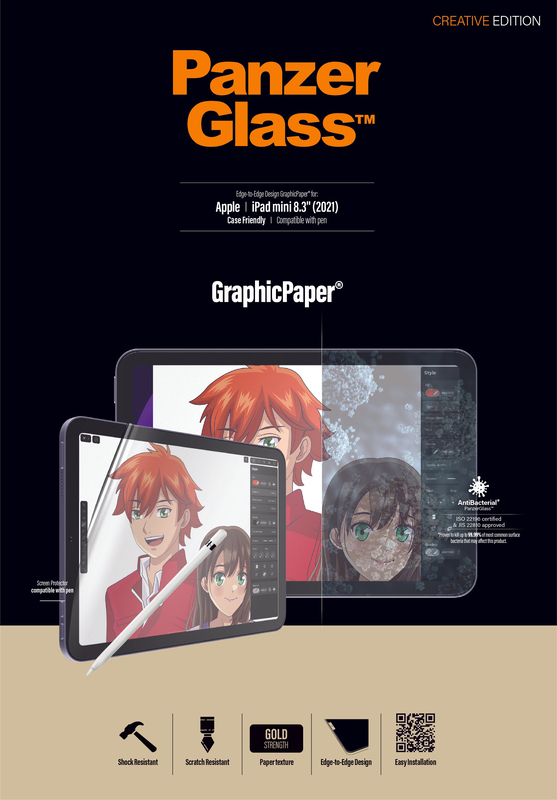 Panzerglass Apple iPad Mini 8.3-inch Graphicpaper Screen Protector, Clear