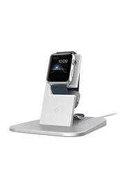 Twelve South HiRise Charging Stand for Apple Watch, Silver