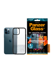 Panzerglass Apple iPhone 12 Pro Max Mobile Phone Case Cover, Black Clear