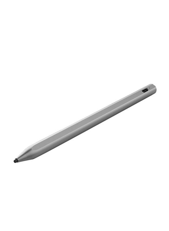 Adonit Neo Duo Stylus Pen with Dual Mode for All Apple iPhone, iPad, iPad Pro Models, Silver