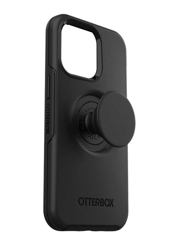 Otterbox Apple iPhone 13 Pro Otter + Pop Symmetry Plus MagSafe Mobile Phone Case Cover, Black