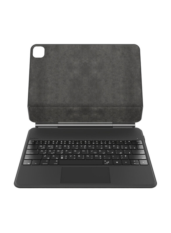 

Belkin Connect Arabic Keyboard Case with Magnetic Stand for Apple iPad Pro 12.9-inch 6/5/4/3 Gen, Black