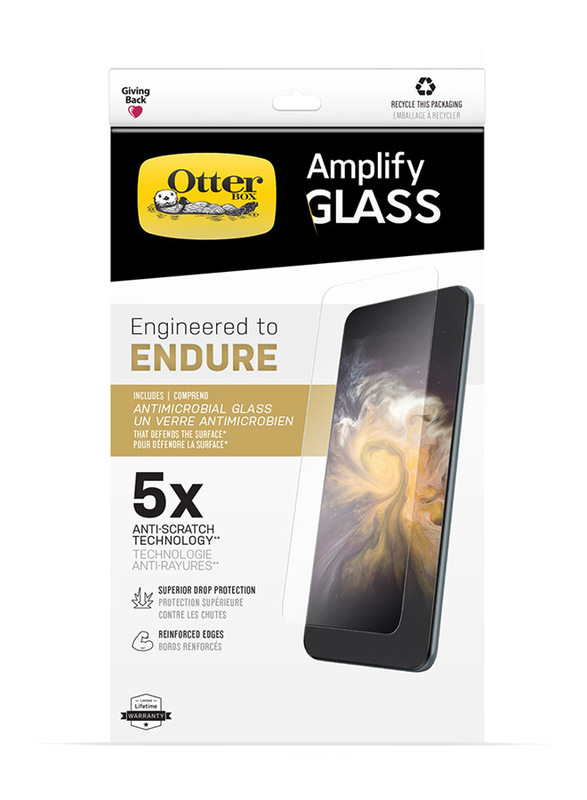 OtterBox iPhone 13 Pro Max Amplify Anti-Microbial Mobile Phone Screen Protector, Clear