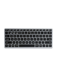 Satechi Ultra Slim Backlit X1 Bluetooth English Keyboard, Space Grey