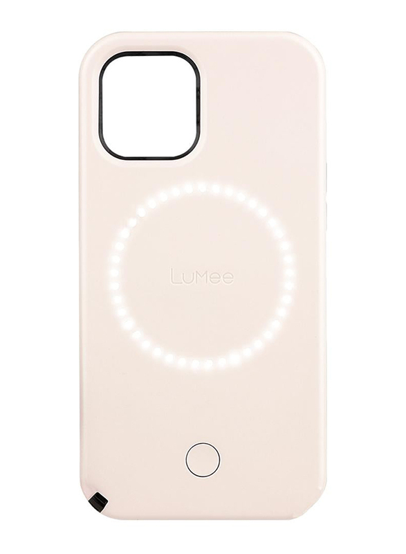 Lumee Halo Selfie Apple iPhone 12 Mini Case, Millenial Pink