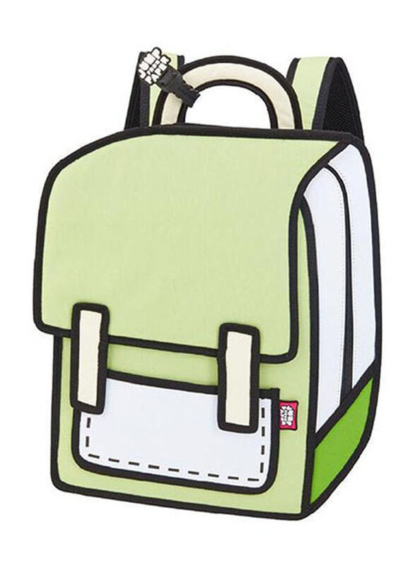 

Jump From Paper 13-Inch Spaceman Backpack Bag for Women, Greenery