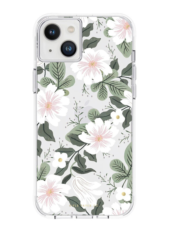 

Rifle Paper Co. Apple iPhone 14 Plus Willow Design Mobile Phone Case Cover, White