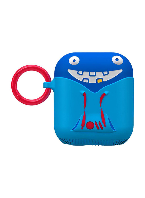 Case-Mate CreaturePods Case for Apple AirPods, Tricky Trickster, Blue