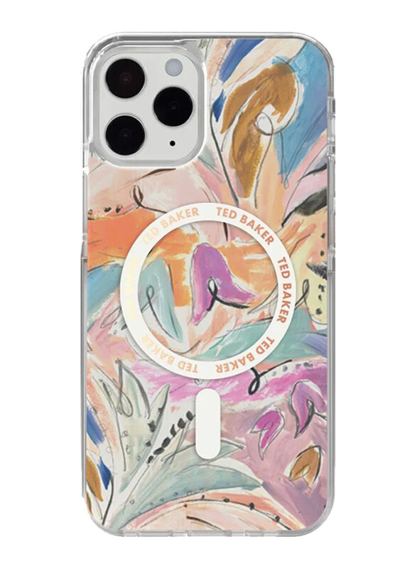 

Ted Baker 6.1 inch Apple iPhone 14 Pro (2022) Anti-Shock Elegant Drop Protection TPU Bumper Wireless Charging Slim & Lightweight Fashion Art Print Mob