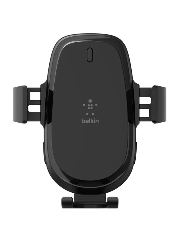 

Belkin BoostCharge Auto Clamping Wireless Car Charger, Fast Qi Charging, 10W Vent Mount with Automatic Arm Closing Technology, Black