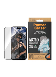 Panzerglass Apple iPhone 15 Pro Max 2023 Matrix Screen Protector with D3O, Clear