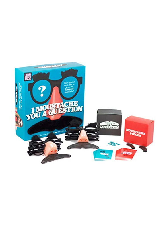 Professor Puzzle Moustache You a Question Fun Party Game