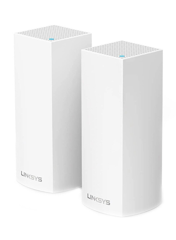 

Linksys Velop Home Mesh WiFi System, Tri Band, 2 Pieces, White